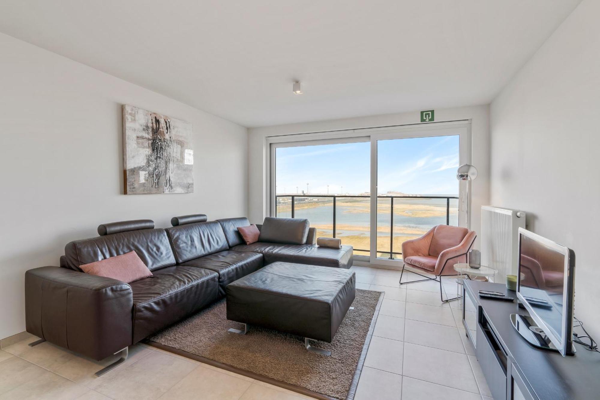 Ontspannen Aan Zee App Met Frontaal Zeezicht - 4P Knokke-Heist Εξωτερικό φωτογραφία