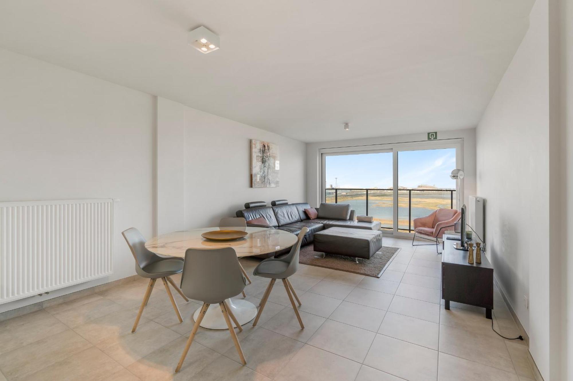 Ontspannen Aan Zee App Met Frontaal Zeezicht - 4P Knokke-Heist Εξωτερικό φωτογραφία